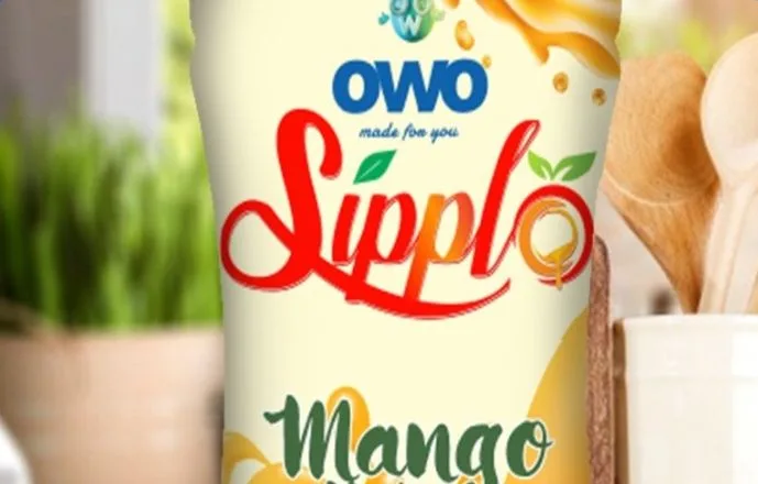 Sipplo mango fruit beverage by OWO